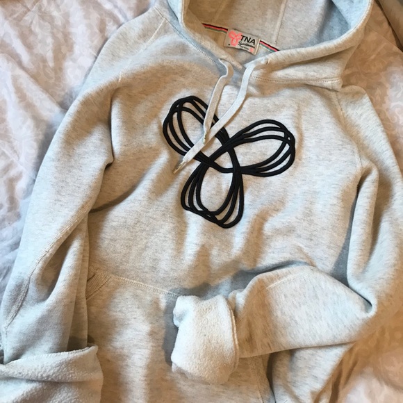 TNA Sweaters - TNA Baltic White/Cream Hoodie